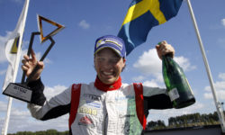 Reuben Kressner tog sin första pallplats i STCC Reuben Kressner tog sin första pallplats i STCC